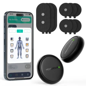 3-in-1 TENS EMS Unit Wireless, Dual Channel Muscle Stimulator